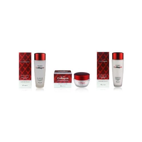 Pure Mind Premium Collagen Skin Care 3 Type (Toner, Emulsion, Cream)
